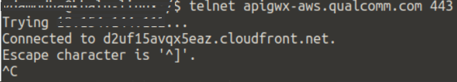 telnetUnix